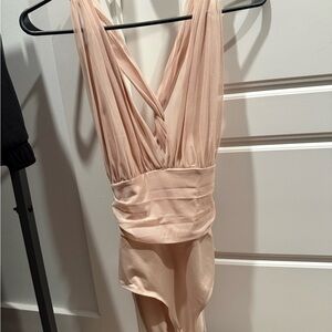 One piece going out top